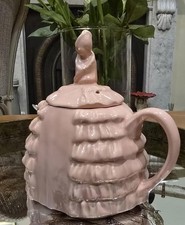Vintage Ladyee Daintee Pink Teapot Sadler Kitsch Vintage Decor