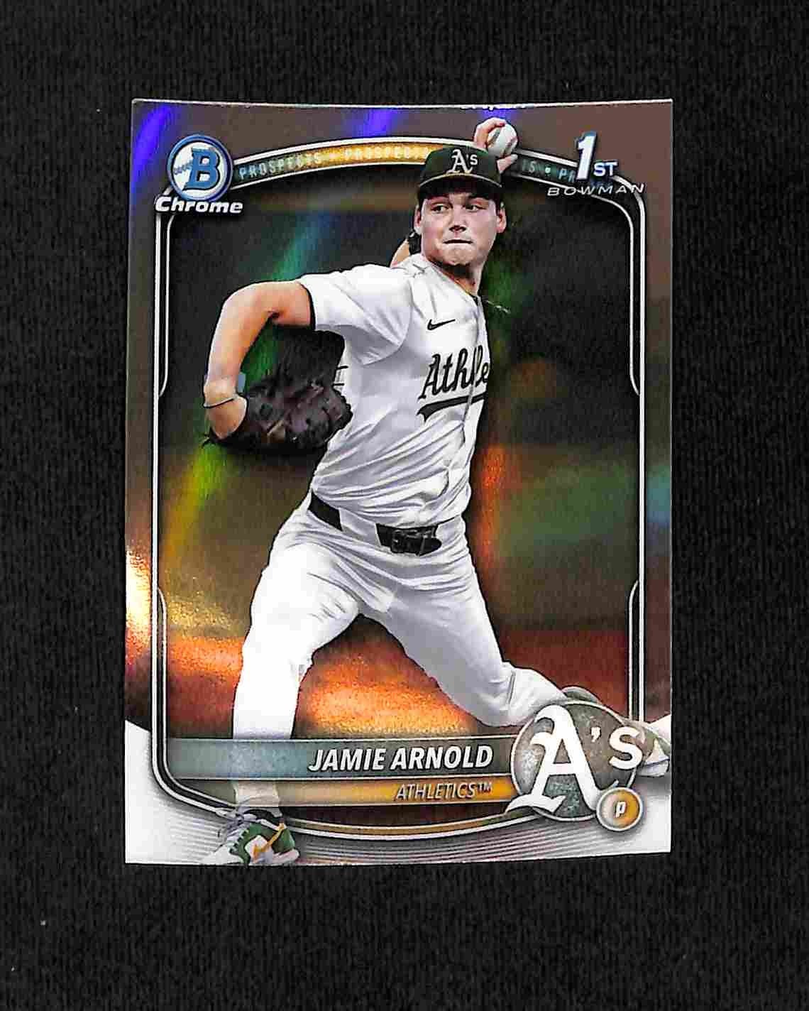 2025 Bowman Draft - Chrome Jamie Arnold #BDC-30 Refractor - Athletics
