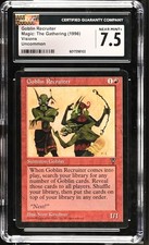 GOBLIN RECRUITER Visions U CGC 7.5 MTG [Nostalgium]
