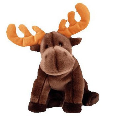 TY Beanie Buddy - CHOCOLATE the Moose (10 inch) - MWMTs Stuffed Animal Toy
