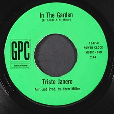 TRISTE JANERO: in the garden / rene de marie GPC 7" Single 45 RPM