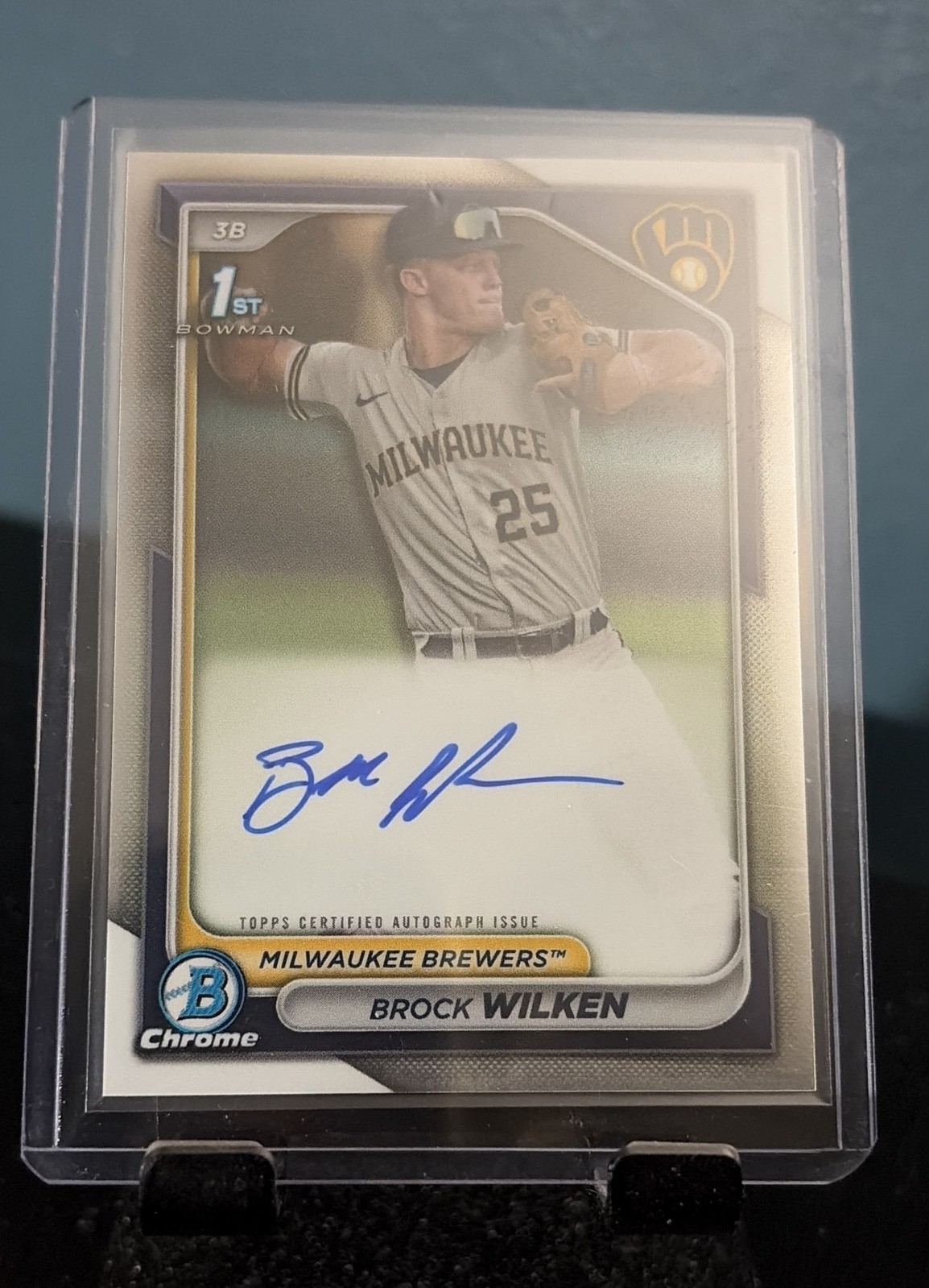 2024 Bowman - Chrome Prospect Autographs Brock Wilken #CPA-BW (AU, RC)