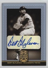 2005 Donruss Greats Gold Holofoil Signatures Bert Blyleven #5 Auto HOF 4f5