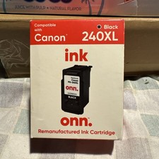 ONN Canon PG-240XL Black Ink Cartridge Compatible Exp 03/2025 New