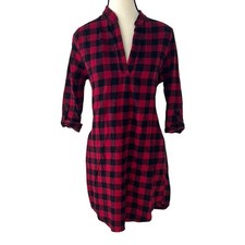 Flamingo Urban RedBlack Buffalo Plaid Dress Holiday Fall Thanksgiving Christmas