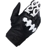 Alpinestars Celer V3 Leather Gloves Motorbike Motorcycle Black / White