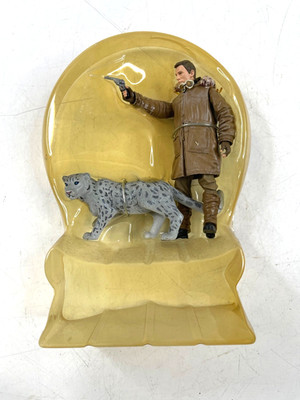 Action Figur The Golden Compass Lord Asriel mit Stelmaria Schnee Leopard Vintage