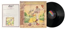 BERNIE TAUPIN & ELTON JOHN Signed GOODBYE YELLOW BRICK ROAD Record EPPERSON COA