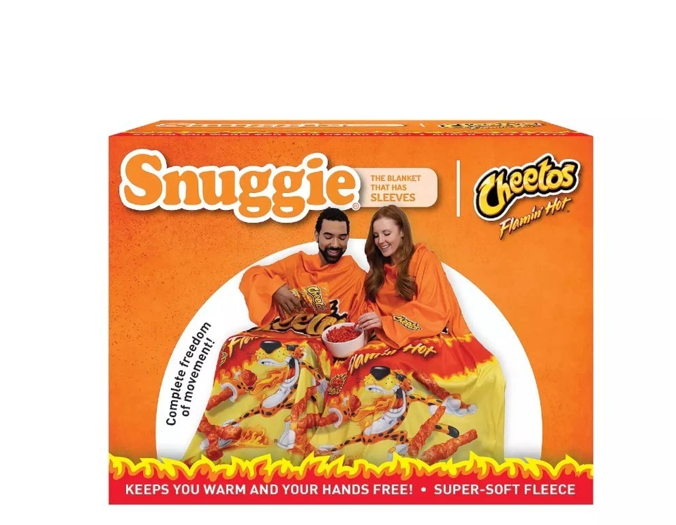 Носимое одеяло Snuggie Flamin' Hot Cheetos супермягкое флисовое - Изображение 2 из 4