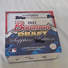 Bowman 2022 Draft Baseball Sapphire Edition Box - 8 Packs