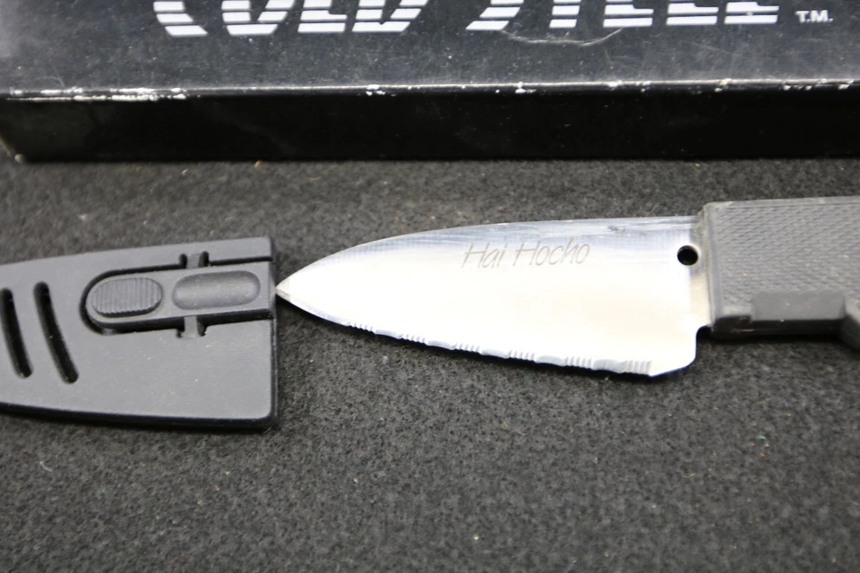 Cuchillo Cold Steel Hai Hocho #45S AUS 6A acero inoxidable caja Japón Mfg 2004 .99 Foto 2 de 4