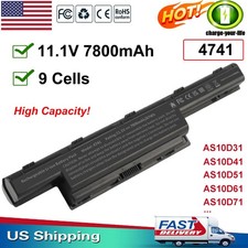 9 Cells Battery for ACER AS10D31 AS10D41 AS10D51 AS10D61 AS10D71 AS10D73 AS10D75