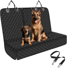 Hundedecke Auto Rückbank, Autoschondecke Hund Rücksitz mit 1 Elastischen H