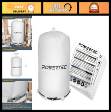 Dust Collector Bags  Clamp Set  1 Micron Filter Upper Bag 21"x31"  5 Clear Ba