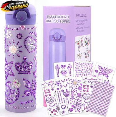 Geschenke Für Mädchen DIY Trinkflasche, Geburtstag Geschenk Mädchen 4 5 6 7 8 9 