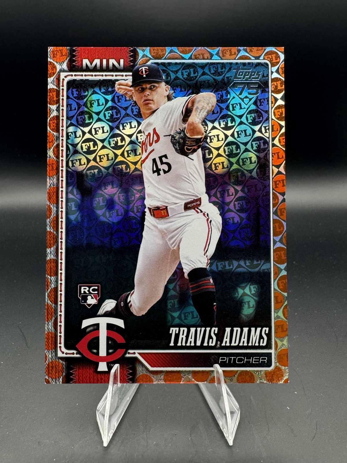 2026 Topps #149 Travis Adams Spring Training Orange #/25