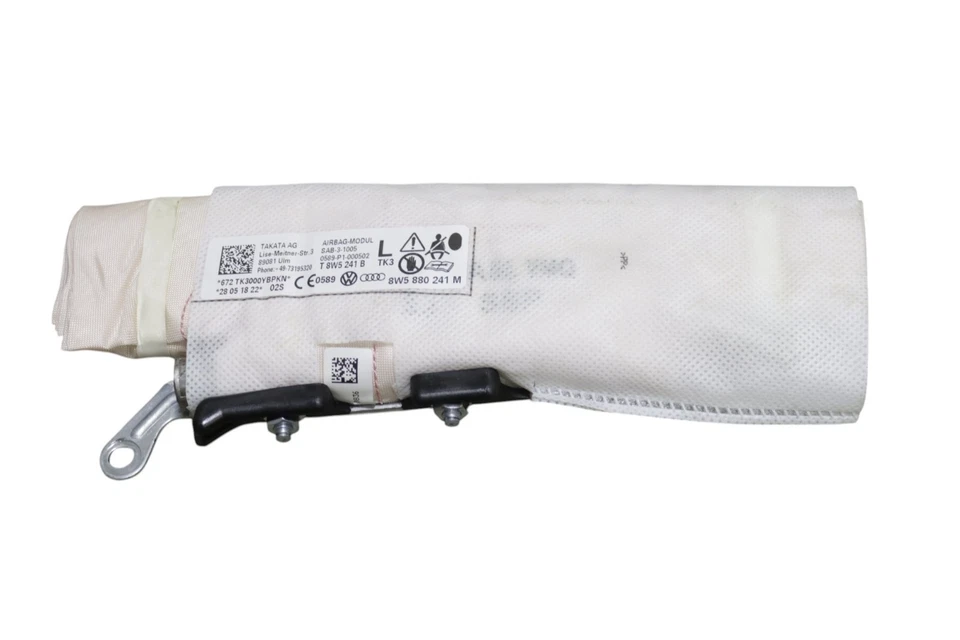 Airbag asiento del lado del conductor delantero izquierdo audi s5 sportback 8w5880241m 2018 fabricante de equipos originales Foto 2 de 4
