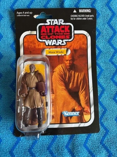 Star Wars Mace Windu Figure Vintage Collection VC35 AOTC!!!