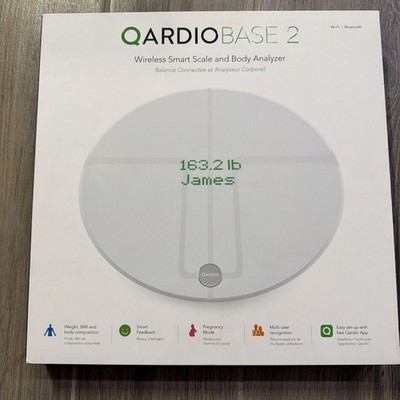 Qardio Base 2 Wireless Smart Scale & Body Analyzer - White 