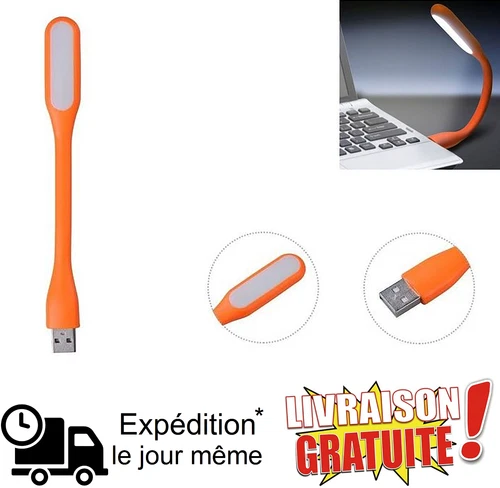 Mini Lampe Led Usb Portable Pour Ordinateur Portable Livre Bureau Éclairage De N