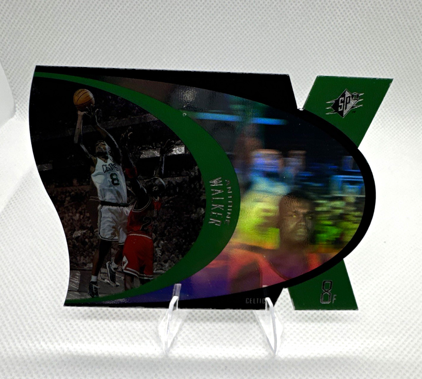 Upper Deck SPx 1997 Antoine Walker #SPX2 Boston Celtics Die-Cut NBA Card