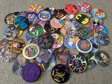 Collection of 50+ Vintage Pogs & Tazos with 5 Slammers Waddingtons Kinis Caps #5