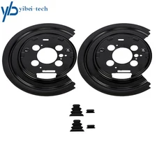 Pair Rear Set of 2 Brake Dust Shields 924-235 4779823AC For Ram 1500 2015-2019