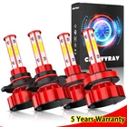 LED Headlight Bulbs Combo Kit 9005 + H11 High Low Beam 6K White Super Bright