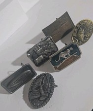 Vintage Belt Buckle Lot From 1970s 80s And 90s