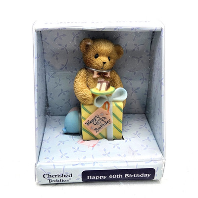 Cherished Teddies - Teddies to Cherish - Happy 40th Birthday - Ret 2005 4001910