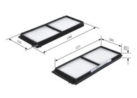 Bosch 1 987 432 275 Filter, Innenraumluft FüR Mazda, Mazda (Changan)