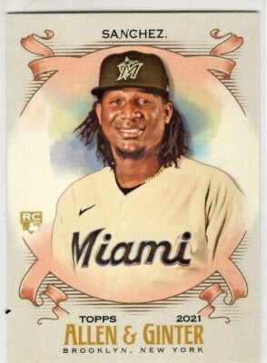2021 Topps Allen & Ginter Baseball Sixto Sanchez No. 140 Miami Marlins