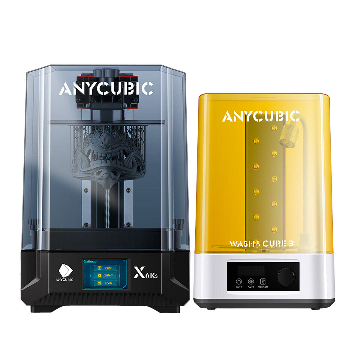 ANYCUBIC Photon Mono X 6Ks UV Resin 3D Drucker 6K LCD 3D PrinterHarz Wash Cure