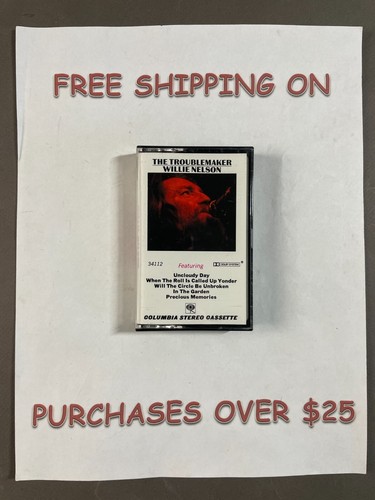 $1 - $5 EACH WILLIE NELSON & HANK WILLIAMS JR CASSETTE TAPES BUILD YOUR OWN LOT - Picture 17 of 104