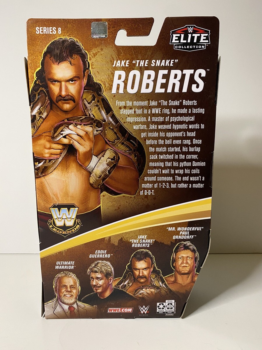 WWE Legends Elite Series 8 JAKE THE SNAKE ROBERTS Target Exclusive