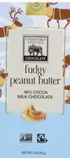 Endangered Species  Fudgy Peanut Butter And Milk Chocolate Bar 48 Percent Cocoa 