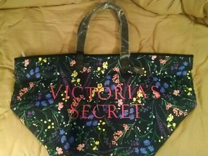 victoria secret floral tote