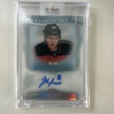 JACK HUGHES 2019 UPPER DECK THE CUP ENSHRINEMENTS RC # /99 AUTOGRAPH MINT
