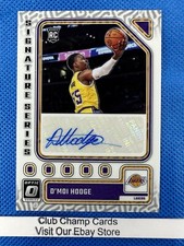 2023-24 #SS-HOD D'Moi Hodge Donruss Optic Basketball Signature Series Auto RC