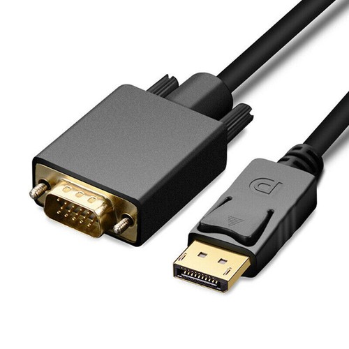 6Ft Displayport DP Male To VGA Male Adapter Display Port Cable - Picture 2 of 6