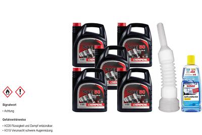25L CHEMPIOIL Motoröl CH SAE 50 SAE 50 API CH-4  inkl. Schlauch Scheibenreiniger