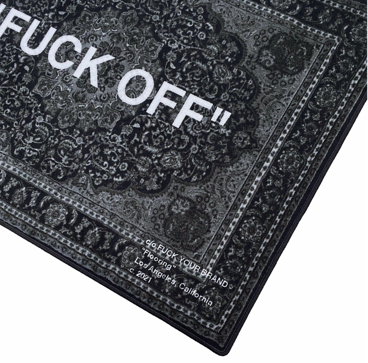 Tapis Fuckurbrand – Rug Carpet FUCKOFF, Neuf Avec étiquette