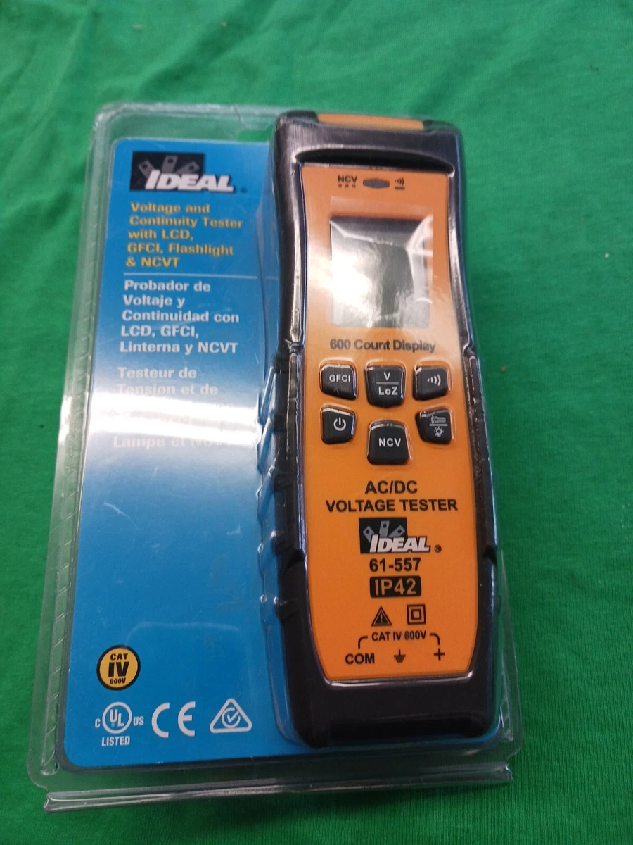 IDEAL Voltage And Continuity Tester, GFCI, And Flashlight, 52 OFF