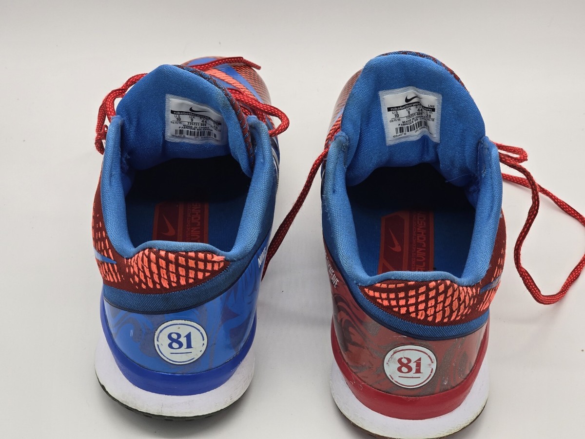 Nike Flyweave Trainer CJ3 Shoes Calvin Johnson Red Blue Mens Size 10.5 Amazon.com | Nike CJ Flyweave Trainer | Fitness & Cross-Training main image 3