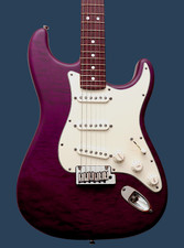 Fender Usa Custom Shop Deluxe Stratocaster "purple Satin + Rosewood" (2013)