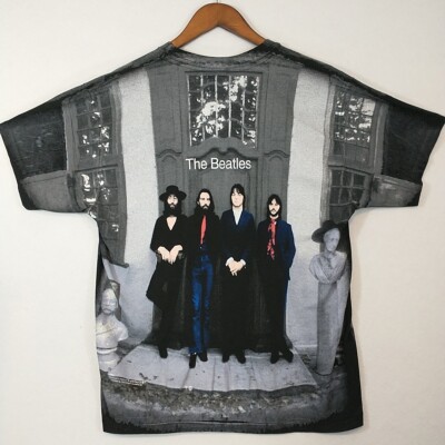 トップス 90s THE BEATLES ALL OVER PRINT T-SHIRTS Vintage T Shirt 90s The Beatles Hey Jude All Over Print AOP Size