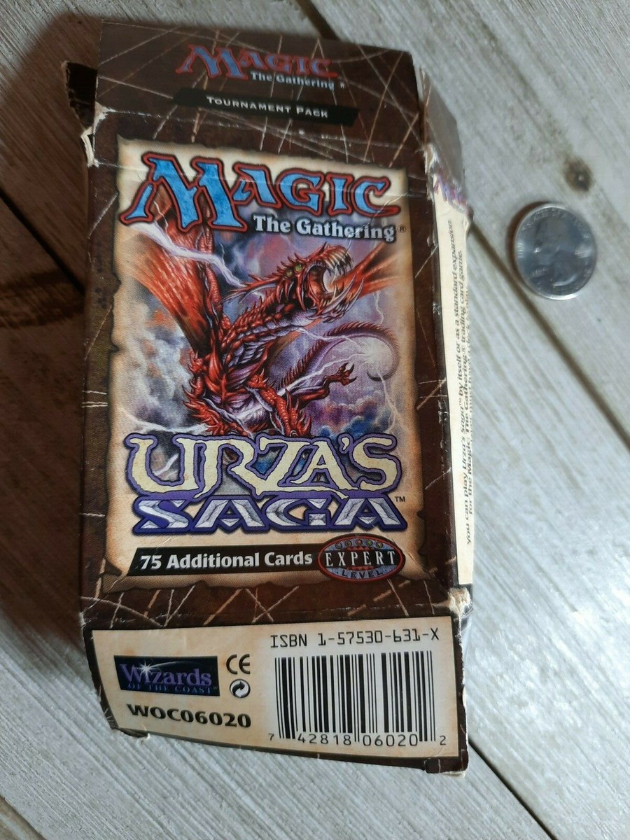 Magic The Gathering Urza's Saga tournament pack box ONLY BOX | eBay