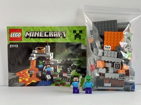 LEGO 21113 Minecraft The Cave 100% Complete - No Box *Retired*