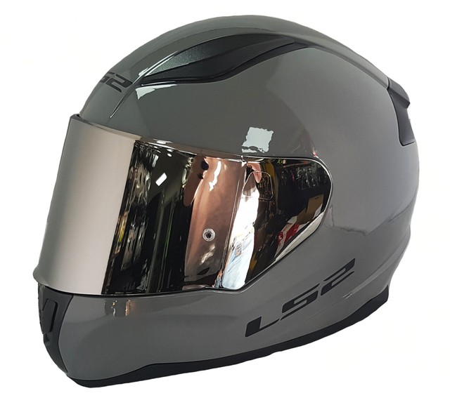 LS2 FF353 RAPID FULL FACE GRAY MOTORCYCLE HELMET NARDO GREY WITH SILVER