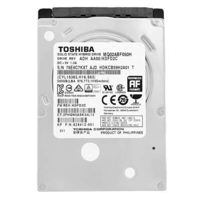 Festplatte Toshiba 500Gb MQ02ABF050H 64Mb Cache 5400 Rpm Sata III 2,5'' Zoll